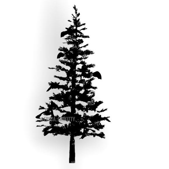 Dolls Kill Holiday Dolls Kill Goth Mini Christmas Tree With Bats